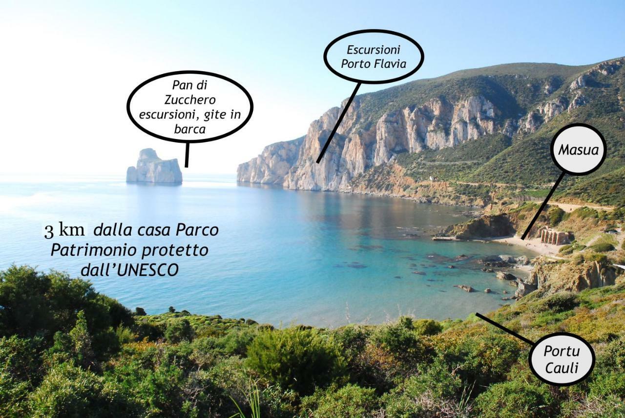 Il Dolce Risveglio Tanca Piras Villa Nebida Bagian luar foto
